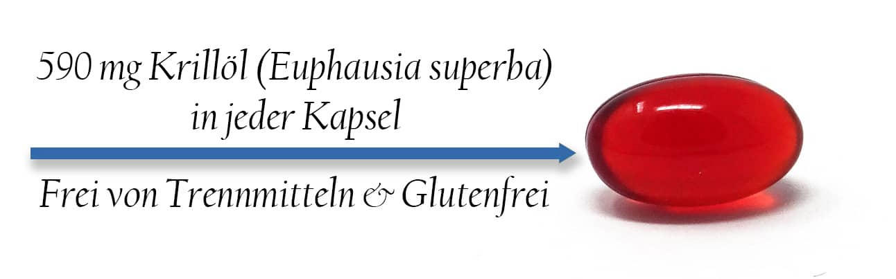 Krillöl-Plus - Mit hochdosierten Omega 3 Fettsäuren - 120 Kapseln