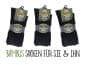 Preview: Bambus Komfort Socken (8 Paar) - Unisex - Schwarz -  Ohne einschneidenden Gummibund