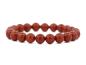 Preview: Jaspis Edelstein / Heilstein Armband - ca.8 mm Jaspis Rot Kugeln - Unisex