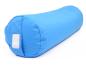 Preview: Yoga Bolster / Rolle "Azur" (70 x 20 cm Gross, Rund) - Yoga Kissen / Meditationskissen (Schweizer BIO Dinkelspelz)