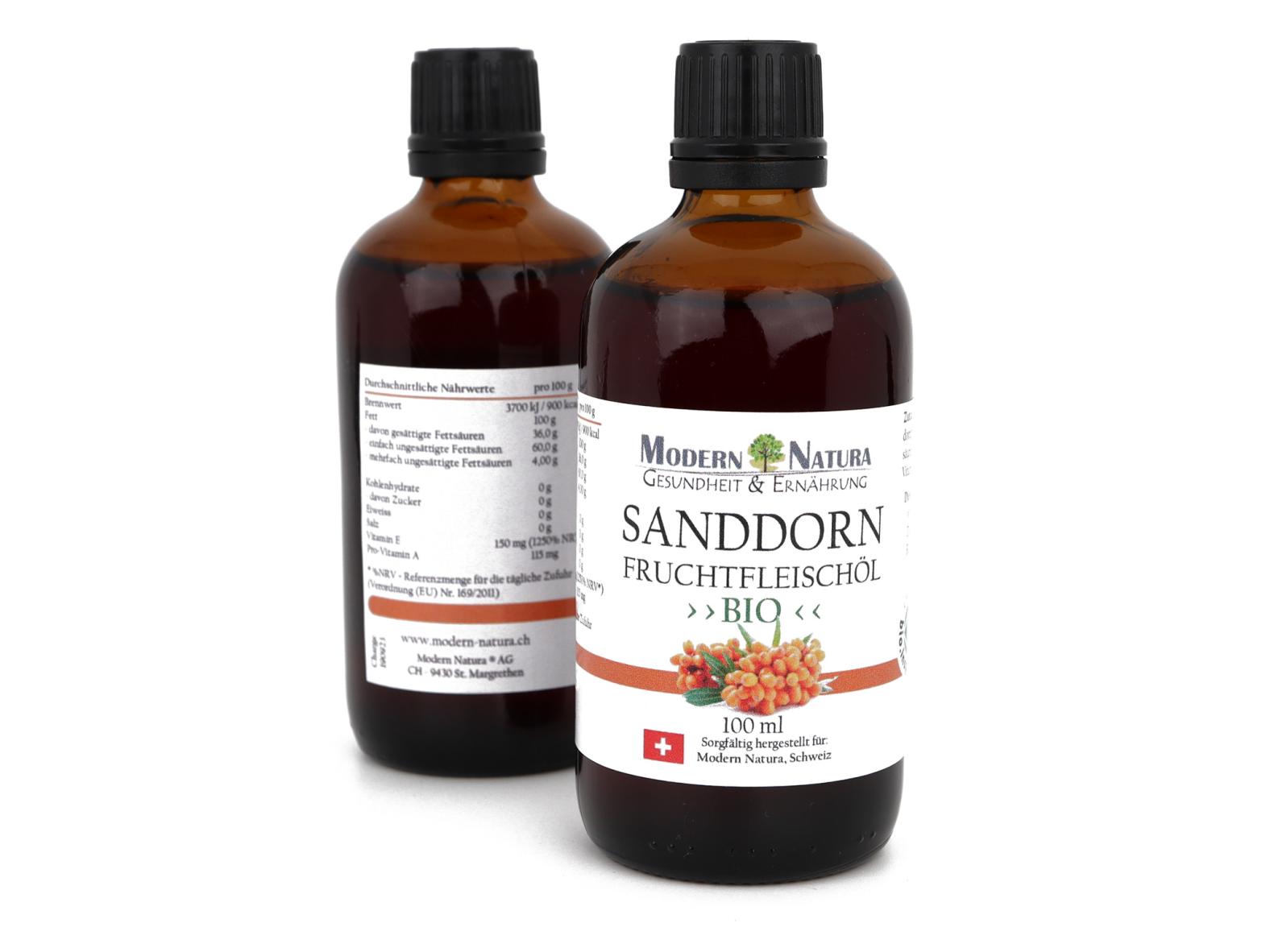 BIO Sanddorn Fruchtfleischöl - 100ml