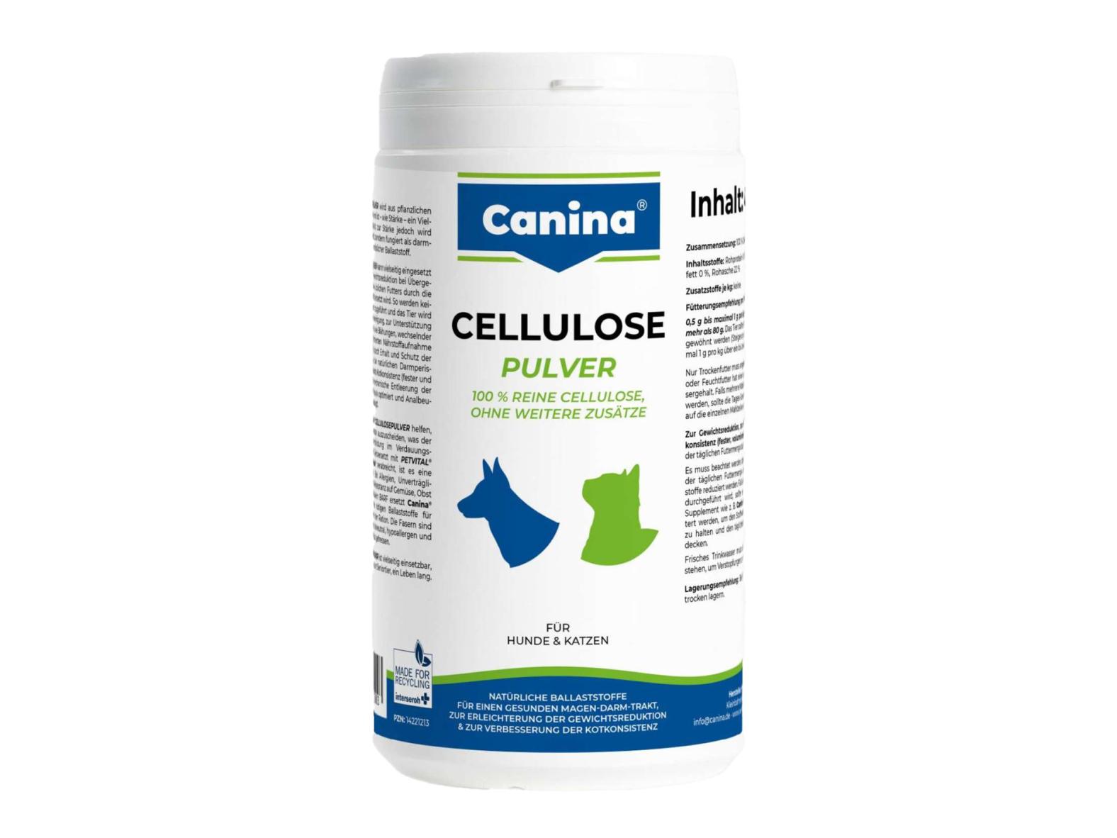 Canina® Cellulose Pulver 400 g - Für Hunde & Katzen