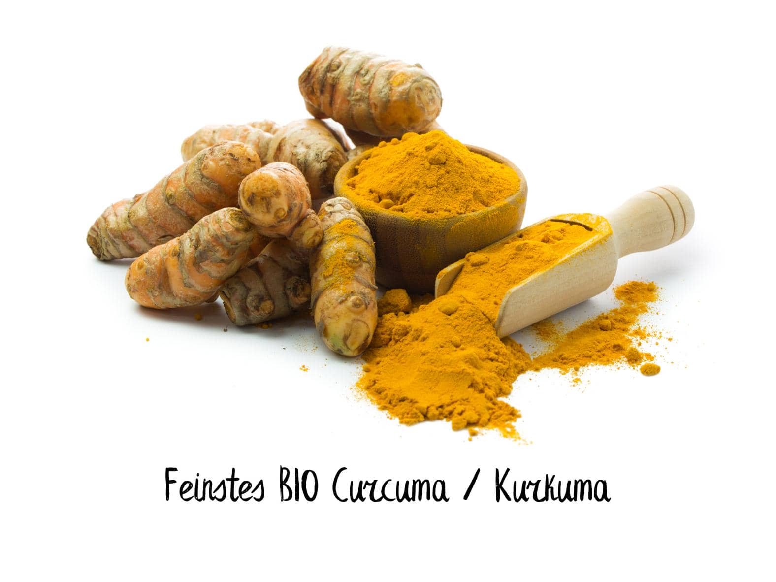 BIO Kurkuma / Curcuma Kapseln - Doppelpack 2x 120 Kapseln im Glas -  Mit 400mg BIO Curcuma + 5mg BIO Schwarzer Pfeffer - Vegan & Glutenfrei