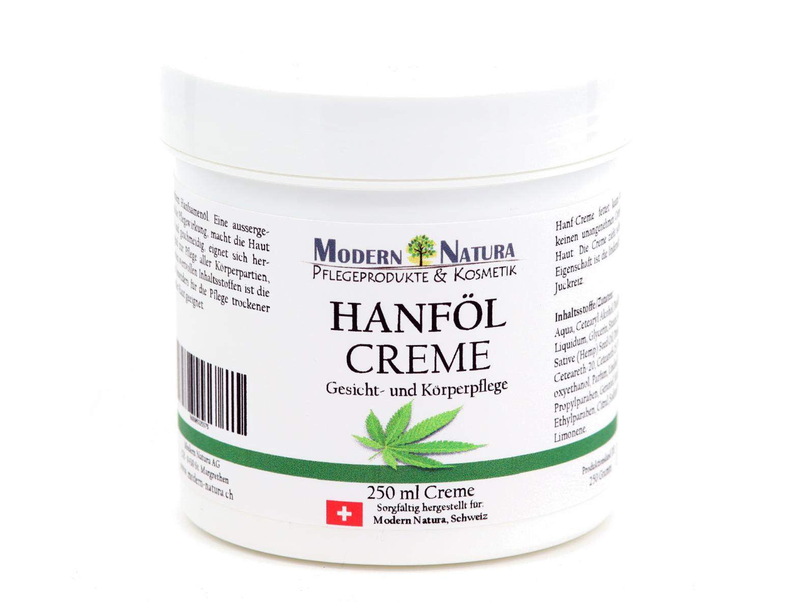 Hanföl Creme / Hanfcreme (250 ml)