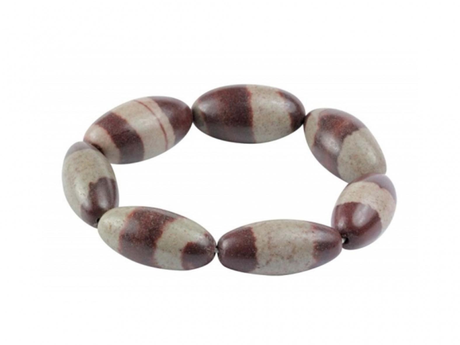 Shiva Lingam Armband aus Edelsteinen / Heilsteinen