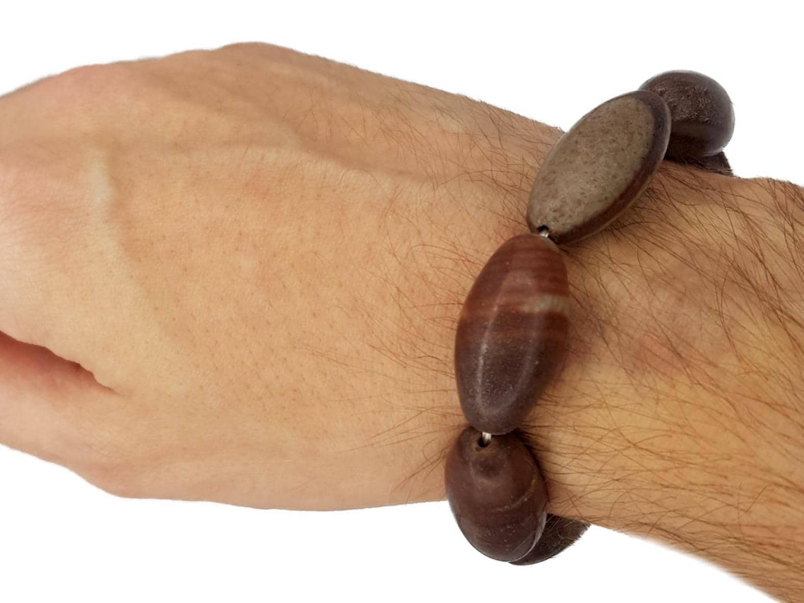 Shiva Lingam Armband aus Edelsteinen / Heilsteinen