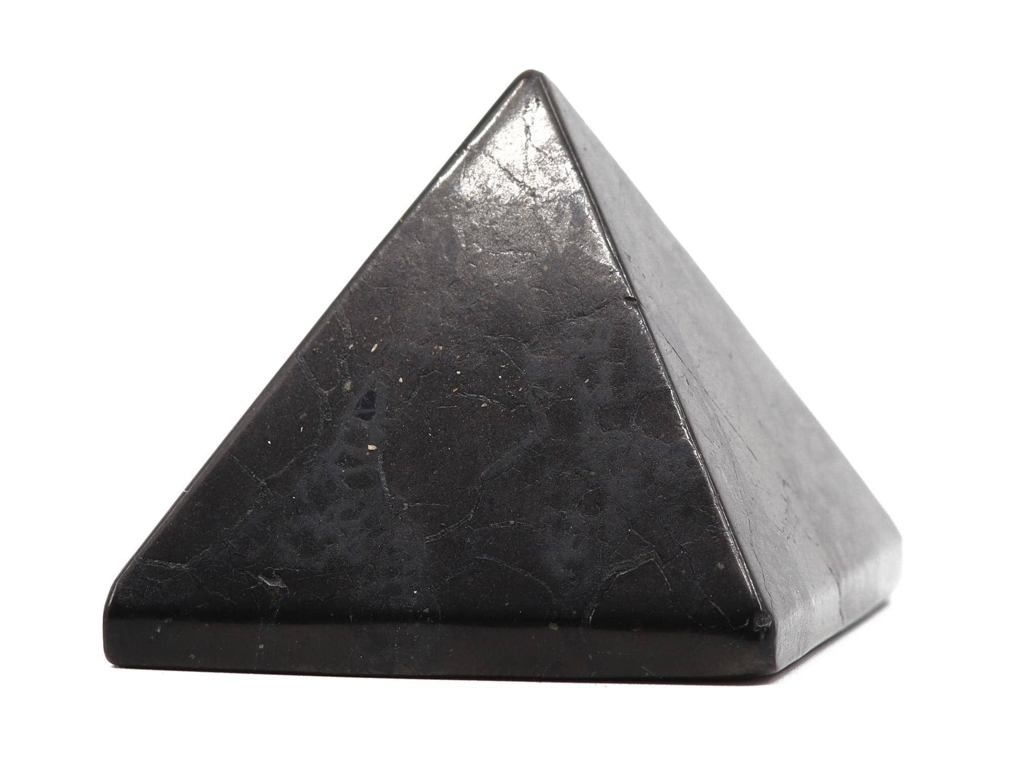 Edle Schungit Pyramide - Grösse ca 4cm - Schungit / Shungit