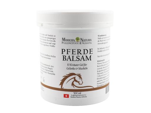 Pferdebalsam Gel - Mit einer Mischung aus 10 Kräutern - 500 ml - Entspannte Muskeln & Gelenke